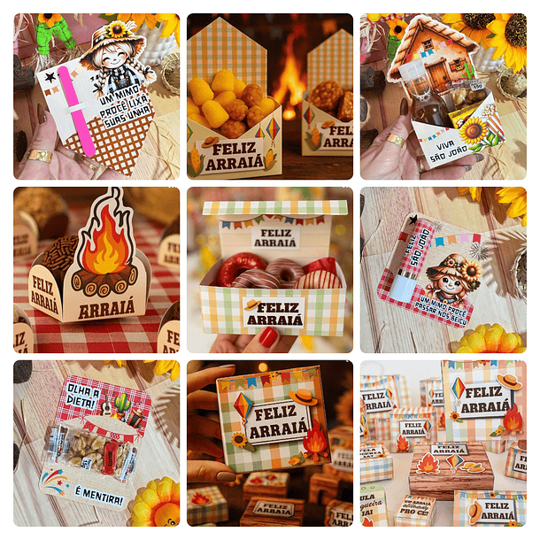 Arquivos de Corte Mimos São João Fresta Junina Arquivo em Png 5