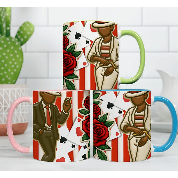 6 Artes para Caneca Zé Pilantra e Maria Navalha Arquivo Editável  1