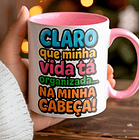 10 Artes para Caneca Frases 3D Arquivo em Jpg 4