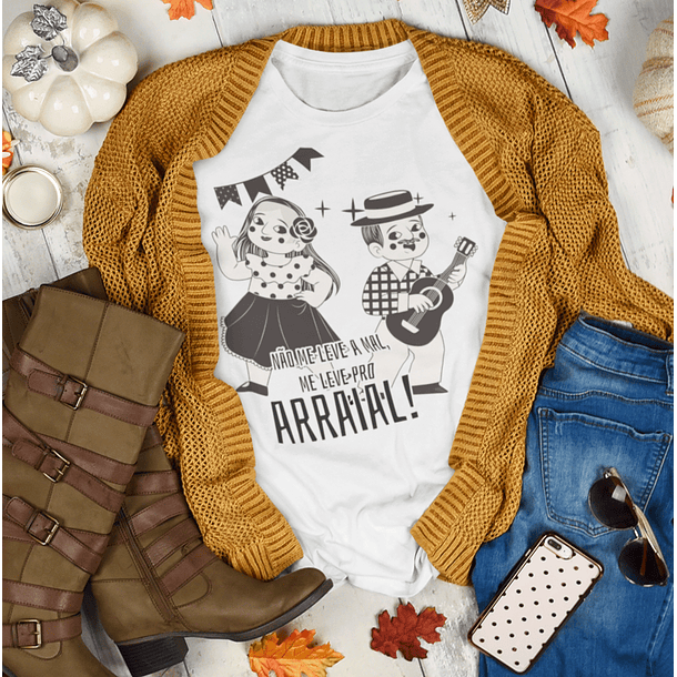 8 Artes para Camisa São João Festa Junina Arquivo Editável  6