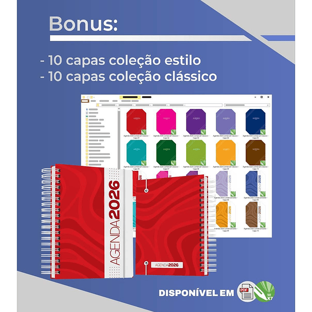 Arquivos Miolo de Agenda Comercial 2026 Arquivo Editável 4