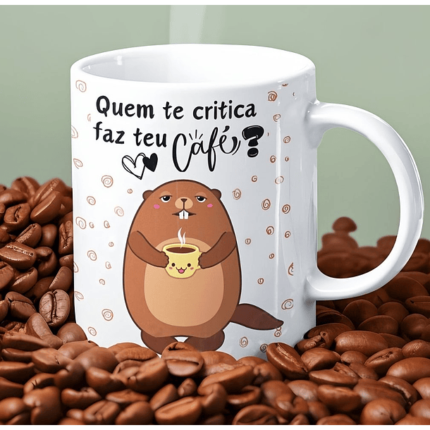 Artes Caneca Quem te critica faz teu café Png 