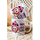 2 Artes para Caneca Labubu versão Stitch e Angel Arquivo em Png 1