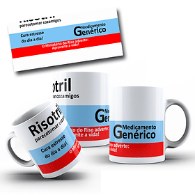 8 Artes para Caneca Medicamentos Frases engraçadas Arquivo Editável 
