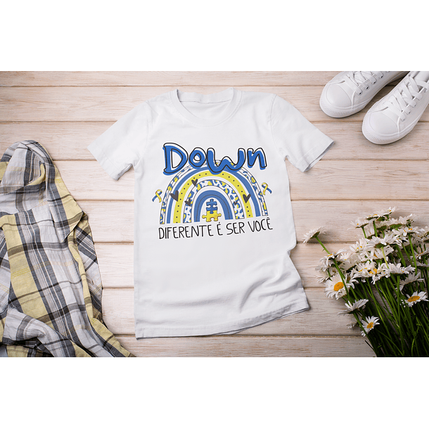 7 Artes Camisa Síndrome de Down Arquivo Editável  2