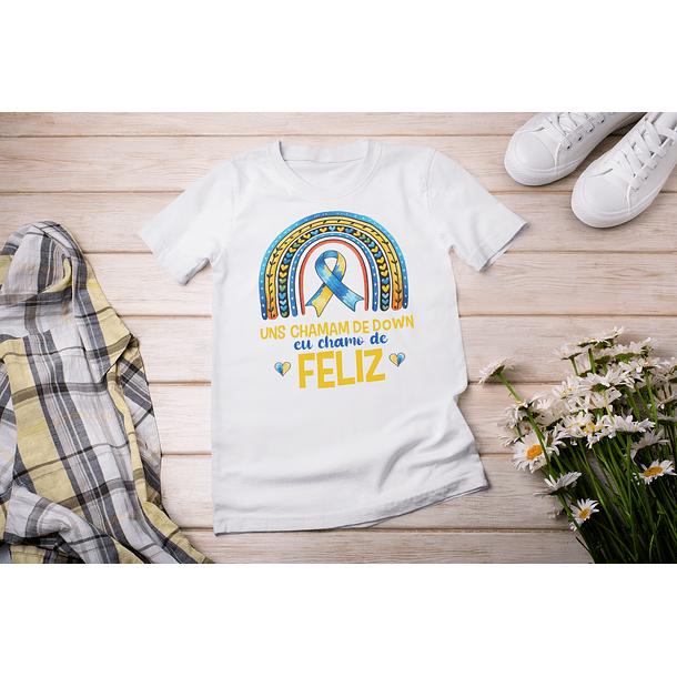 7 Artes Camisa Síndrome de Down Arquivo Editável  3