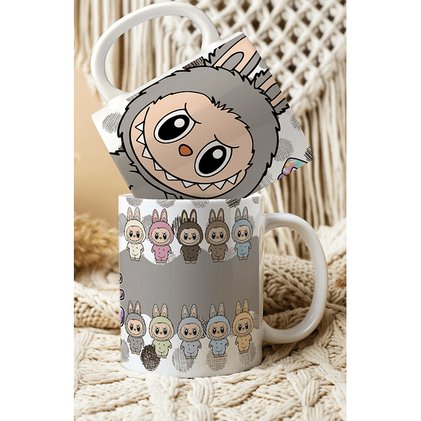 10 Artes para Caneca Labubu Arquivo em Jpg 3
