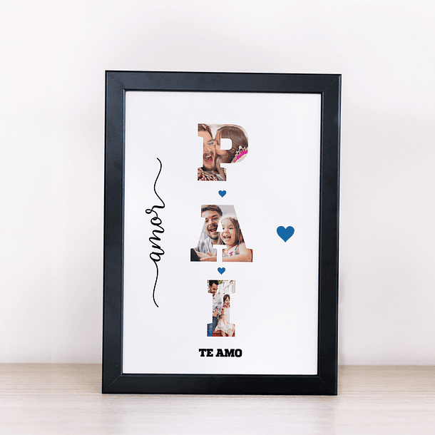 Arte Quadro Amor Pai Arquivo Png 1