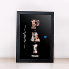 Arte Quadro Amor Pai Arquivo Png 2