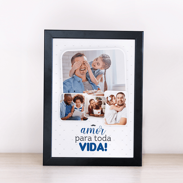 Arte Quadro Amor Para Toda Vida Arquivo Png 