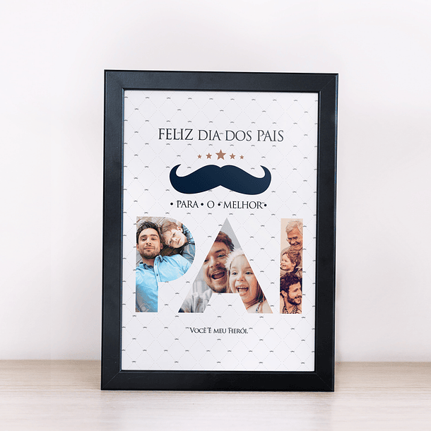 Arte Quadro Feliz Dia Dos Pais Para O Melhor Pia Você É Meu Herói Arquivo Png 2