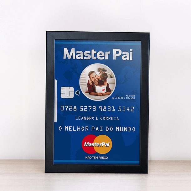 Arte Quadro Master Pai O Melhor Pai do MundoArquivo Png 1