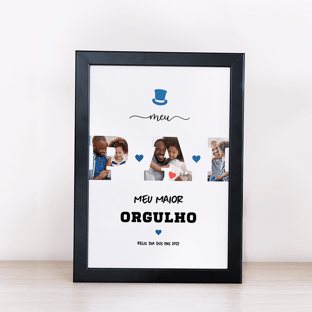 Arte Quadro Meu Pai Meu Maior Orgulho Feliz Dia Dos Pais Arquivo Png 1