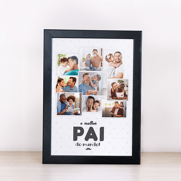 Arte Quadro O Melhor Pai do Mundo Arquivo Png 