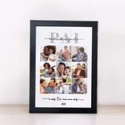 Arte Quadro Pai Amor Infinito Arquivo Png 1