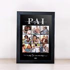 Arte Quadro Pai Amor Infinito Arquivo Png 2