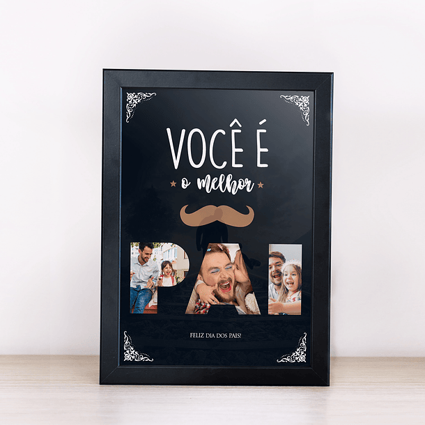 Arte Quadro Você É O Melhor Pai Arquivo Png 