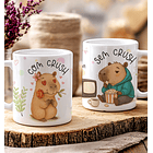 7 Artes Canecas Capivaras Fofas Irônica Arquivos em Jpg  6