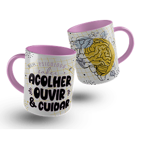 6 Artes para Caneca Psicologo Arquivo Editável