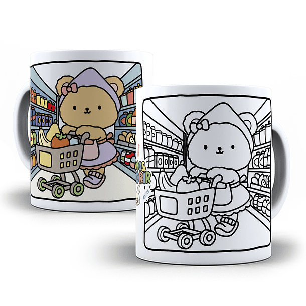 6 Artes para Caneca para Pintar Bobbie Gods Arquivo em Jpg  6