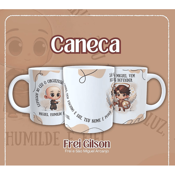 8 Artes para Caneca Santinhos Católicos Arquivo em Jpg  5