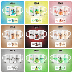 20 Artes para Caneca Orixás Aquarela Arquivo em Jpg