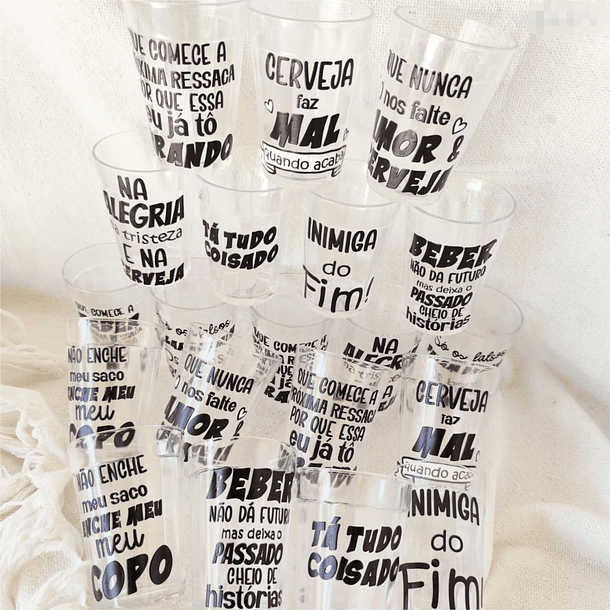 Arte para Copos Americanos Frases Engraçadas – DTF   2