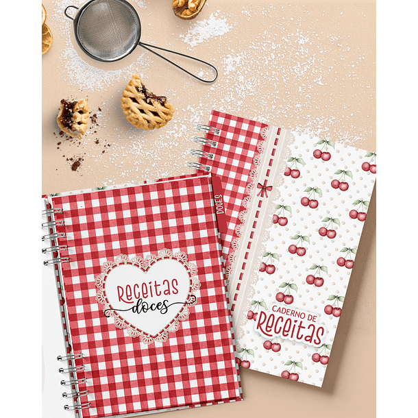 Arquivo encadernação Caderno de Receitas Arquivo em Pdf  4