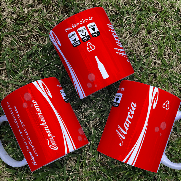 4 Artes para Caneca Coca Cola Arquivo Editável  1