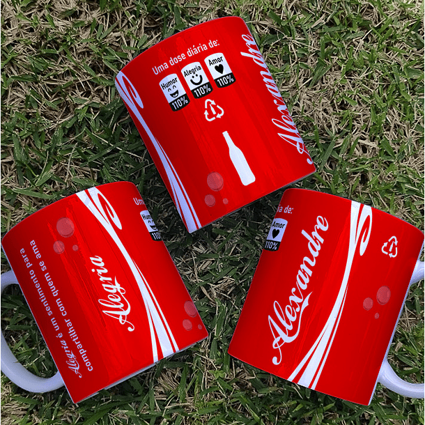 4 Artes para Caneca Coca Cola Arquivo Editável  2