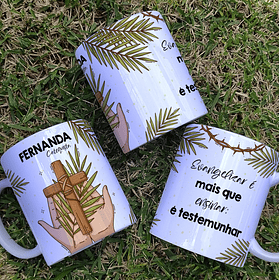 5 Artes para Caneca Catequese Arquivo Editável 