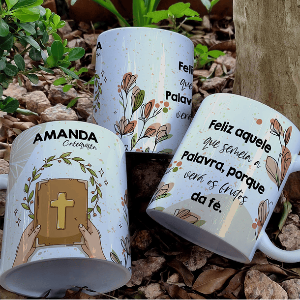 5 Artes para Caneca Catequese Arquivo Editável  5