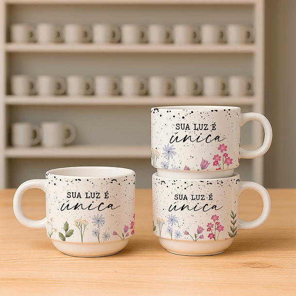 8 Artes para Torre de Xicara Chá Frases Arquivo Editável 2