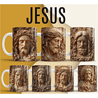 36 Artes para Caneca e Azulejo Jesus Cristo 3D Arquivo em Jpg  1