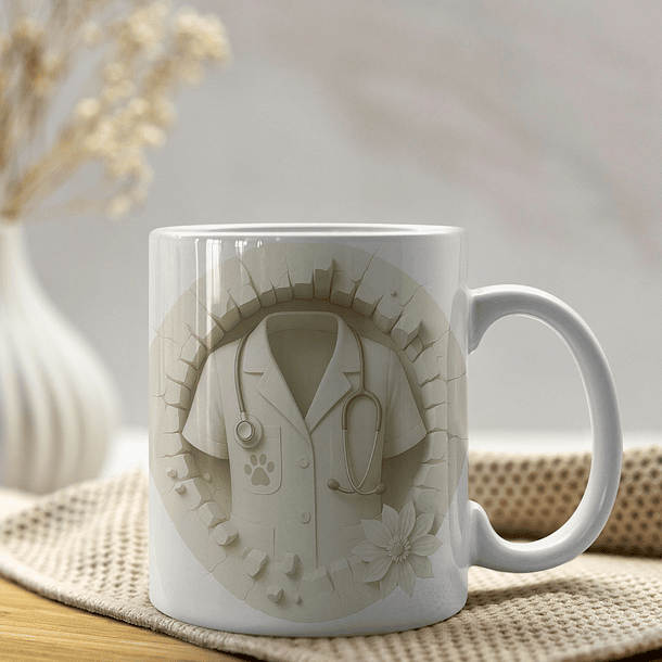 15 Artes para Caneca 3D Profissões Arquivo em Jpg 3