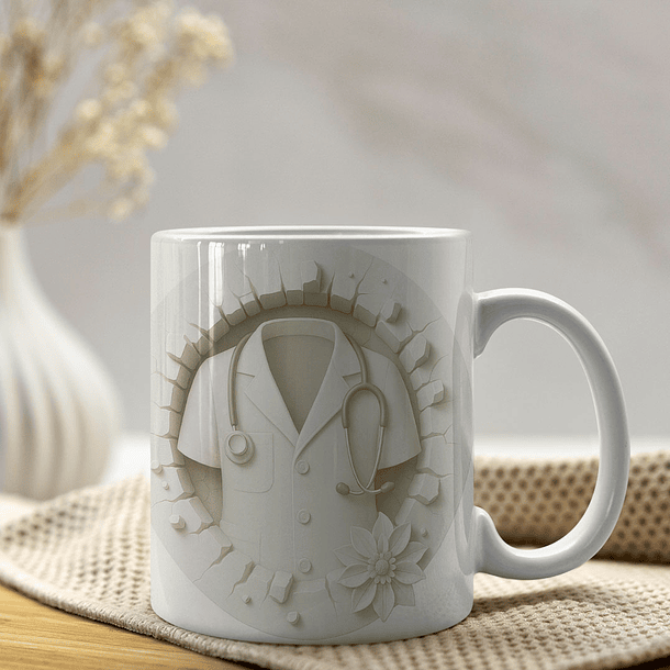 15 Artes para Caneca 3D Profissões Arquivo em Jpg 4