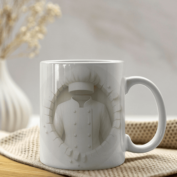 15 Artes para Caneca 3D Profissões Arquivo em Jpg 6