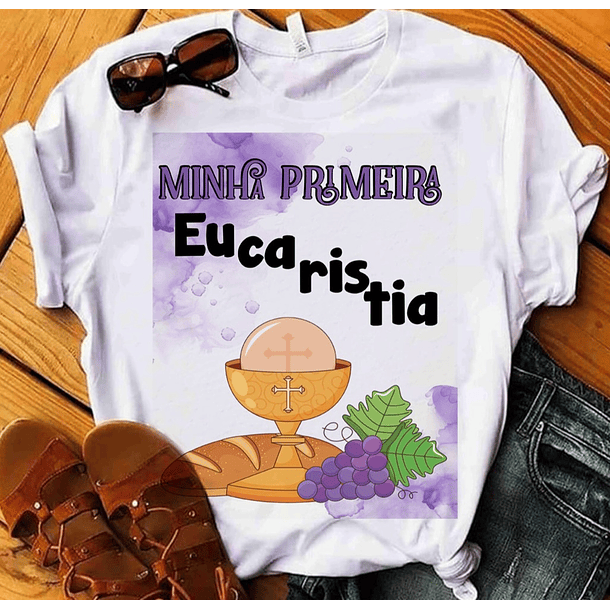 10 Artes para Camisa Primeira Comunhão Arquivo Editável 2