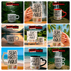 33 Mockups prontos para Caneca, xicara, azulejo e outros Arquivos em Photoshop  2