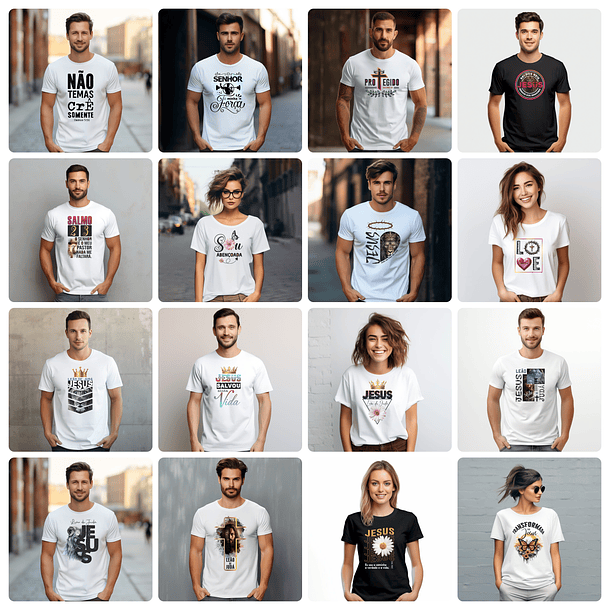 300 Artes para Camisa Gospel Frases Evangelicas Cristão Arquivo Editável  1