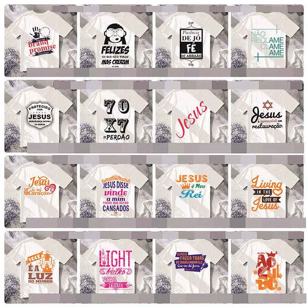 300 Artes para Camisa Gospel Frases Evangelicas Cristão Arquivo Editável  6
