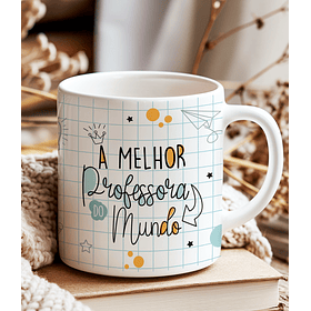6 Artes para Caneca Professores Clean Arquivo Editável 