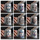 20 Artes para Caneca Cruz Jesus 3D Arquivo em Jpg 2