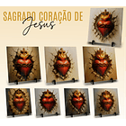 16 Artes para Caneca e Azulejo Sagrado Coração De Jesus em Jpg 2