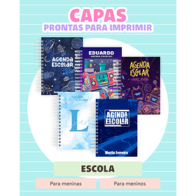 Arquivo Encadernação Agendas Escolares Neutras 2026 Arquivo em Pdf