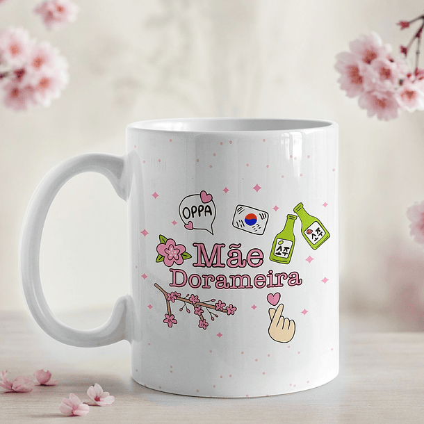 Artes Caneca Mãe Dorameira Arquivo em Jpg 