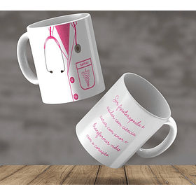 2 Artes para Caneca Fisioterapeuta Fisioterapia Arquivo Editável 