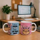 5 Artes para Caneca Stitch Café Arquivo Editável 2