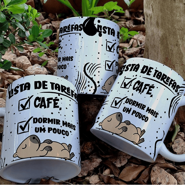 7 Artes para Caneca Frases Cute Animais Arquivo Editável  3