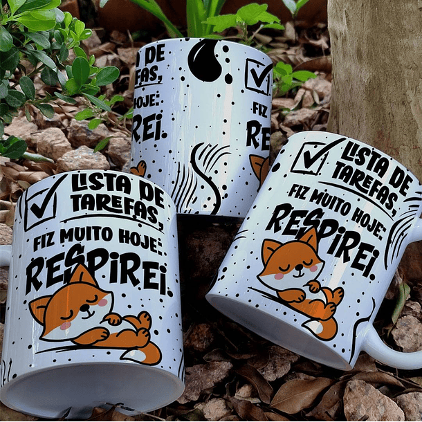 7 Artes para Caneca Frases Cute Animais Arquivo Editável  4